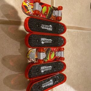 6 Teenage Mutant Ninja Turtles Fingerboards skateboards